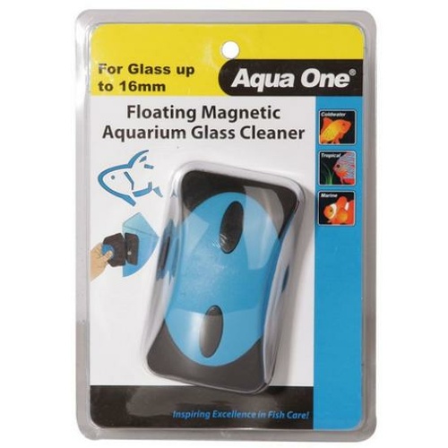 Aqua One Floating Magnet Cleaner Xl Up To 16Mm Glass 10104