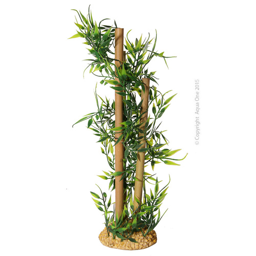 Aqua One Tall Bamboo With Leaves 36736