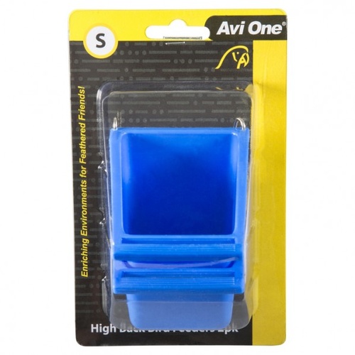 Avi One Feeder High Back With Perch Small 2pk 42224