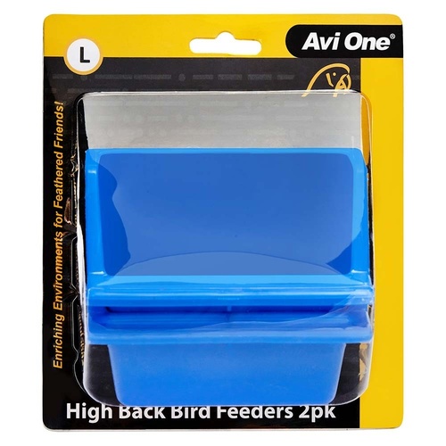Avi One Feeder High Back With Perch Large 2pk 42226