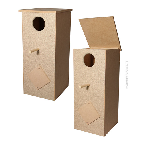 Avi One Wooden Tall Parrot Nest Box 60cm Tall 22549