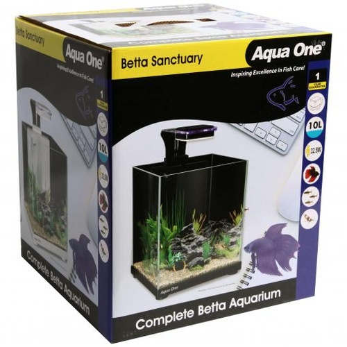 Aqua One Betta Sanctuary 10L Black 56308BK