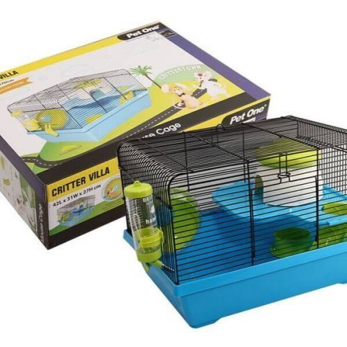 Pet One Critter Villa Mouse Wire Cage 20170BG