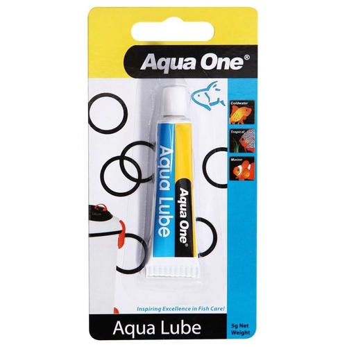 Aqua One Aqualube Silicone Lubricant 5G Oring Seal Lube 10400 Grease Aquarium Safe