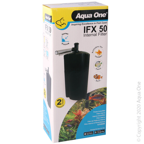 Aqua One IFX 50 Internal Corner Filter 3 Module 200L/H 11419
