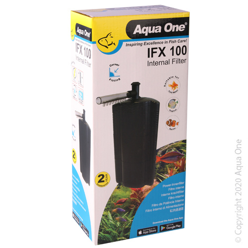 Aqua One IFX 100 Internal Corner Filter 600L/H 11420