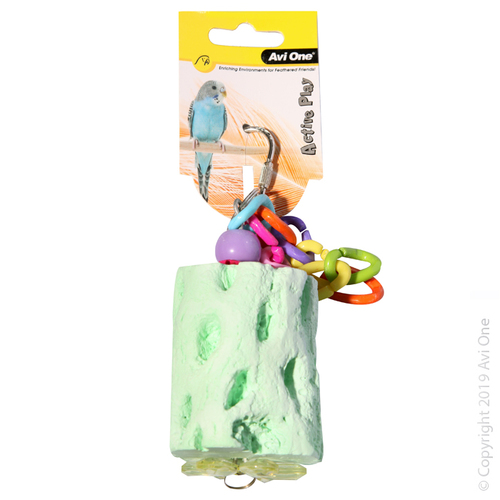 Avi One Bird Toy Mineral With Plastic Links Large 22489