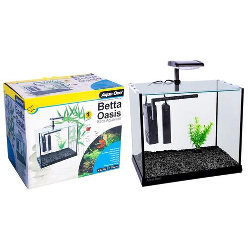 Aqua One Betta Oasis Aquarium Set 31x20x26cm 56084BK