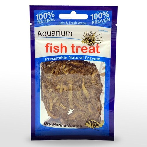 Fish Treat Dry Marine Worms 5G