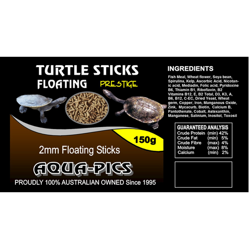 Aqua-Pics Floating Turtle Sticks 500G - Australian Made
