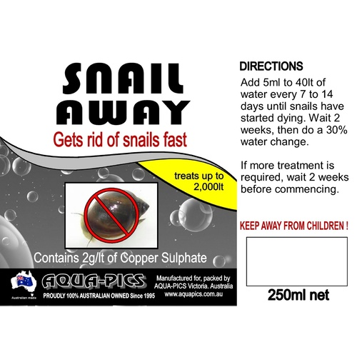 Aqua-Pics Snail Away 250ml