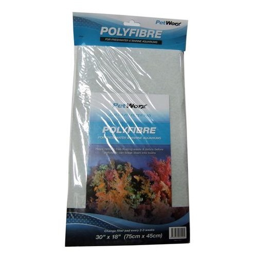 Petworx Polyfibre Pad 30X18" 76X45Cm Cut To Fit Filter Pad Media Poly Fibre