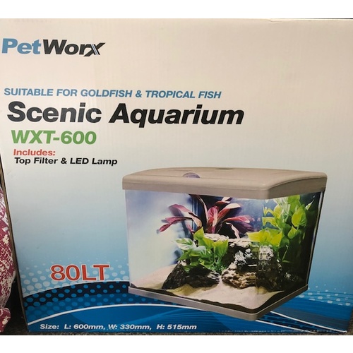 Petworx Scenic 600 Aquarium Black LED Filter