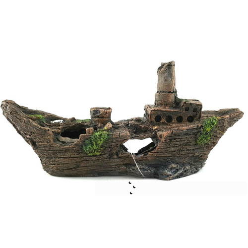 Petworx S Shipwreck 22X7X11Cm Ship Wreck CH2237