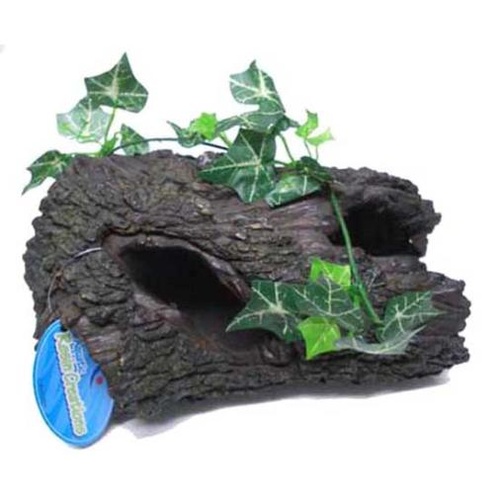 Petworx L Plant Tree Log 24X16X10Cm Hollow Log Catfish CH6220