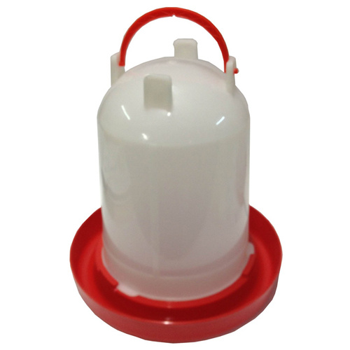 Petworx Red & White Bird Drinker 1.5L