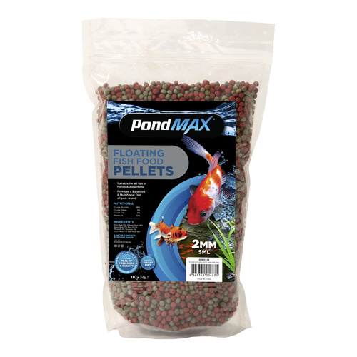 PondMax Fish Food Pellets 2mm 1kg