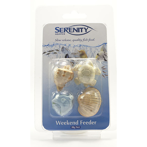 Serenity Weekend Feeder 4 Pack 20G