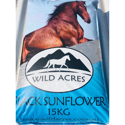 Wild Acres Black Sunflower Seed 15kg