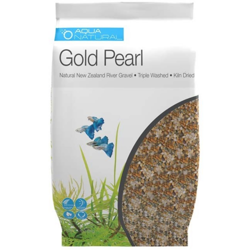 Aqua Natural Gold Pearl Gravel 4.5kg