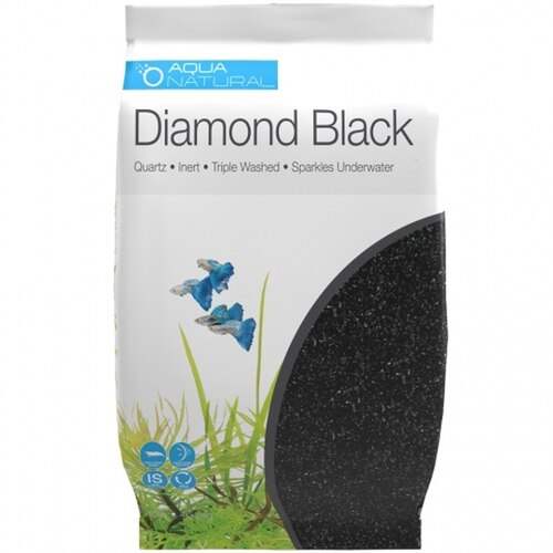 Aqua Natural Diamond Black Quartz Gravel 4.5Kg