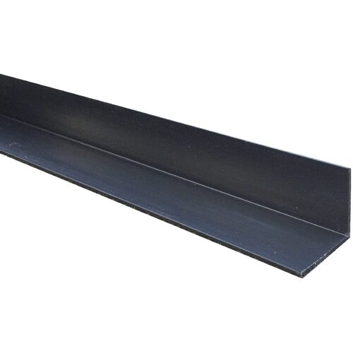 12mm Plastic Edge Corner Strip 1m Black