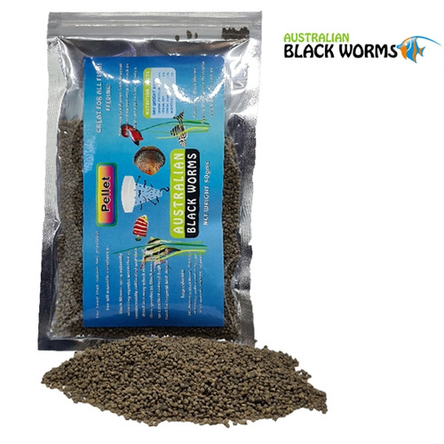 Australian Black Worms 50g Pellet