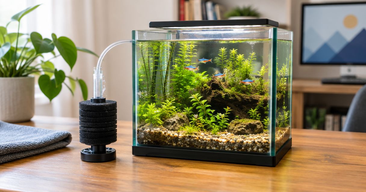 Is a sponge filter enough for a nano aquarium?