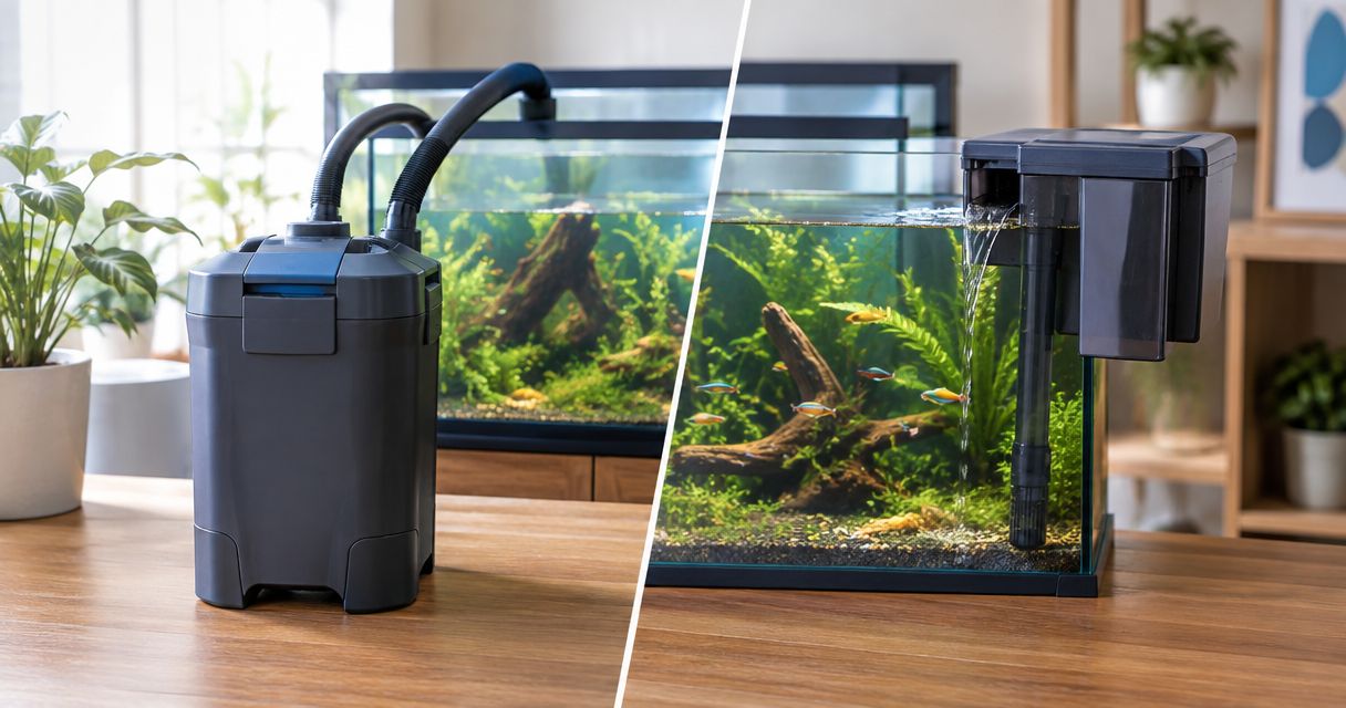 Is a canister filter better than a hang-on filter?