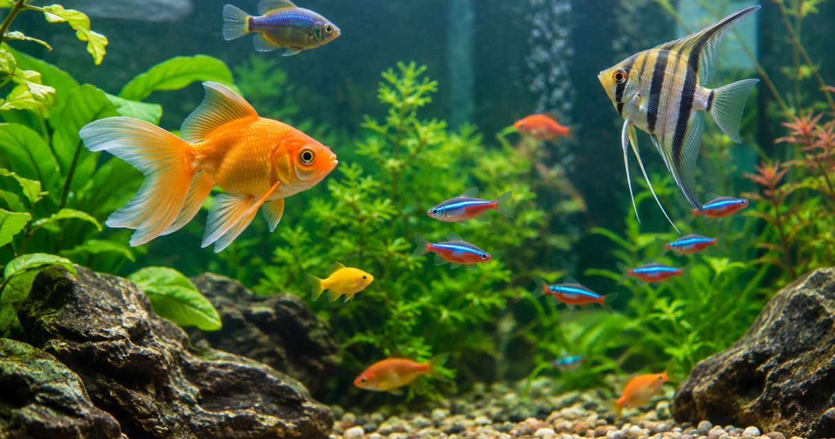 Can you keep goldfish and tropical fish together?