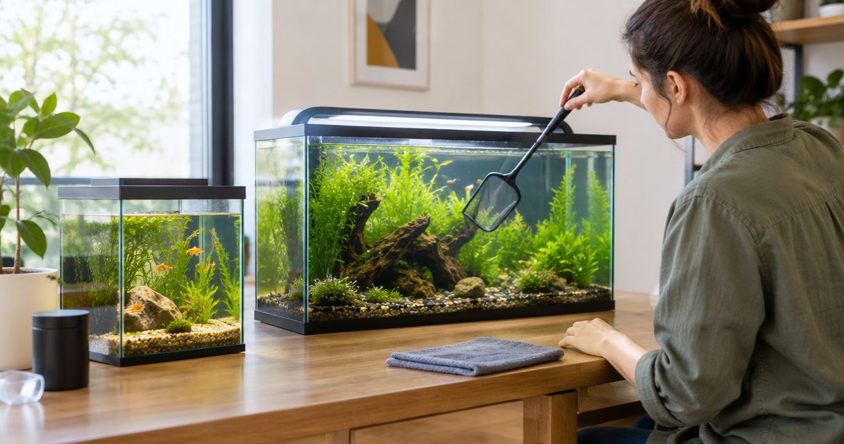 Is a bigger fish tank easier to maintain than a small one?