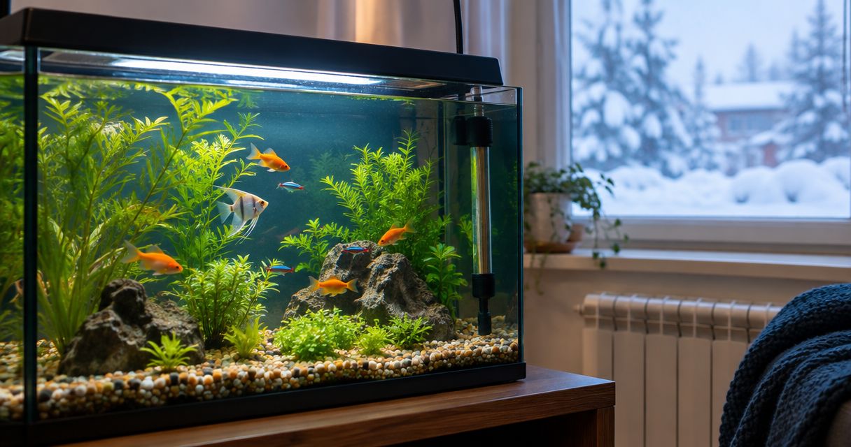 How much does it cost to heat an aquarium in winter?